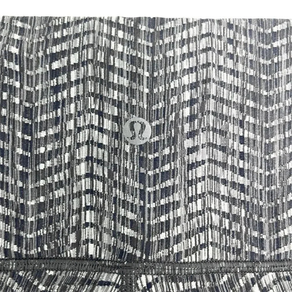 Lululemon Wunder Under High Rise Leggings Luon Arrow Jacquard Athletic Pants 8 - Picture 7 of 8